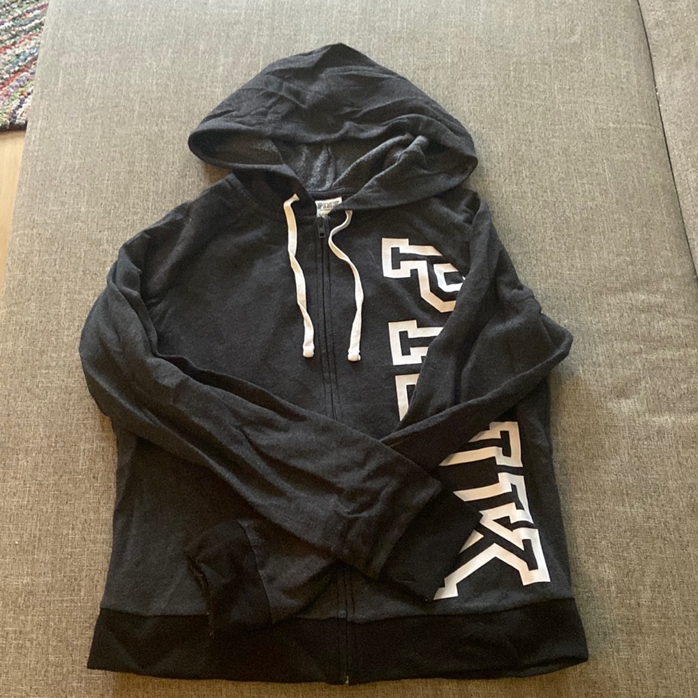 Pink zip up jacket